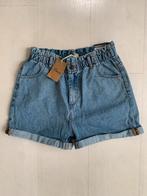 Nieuwe denim short Paperbag fit Flexibele tailleband, Broek, Meisje, Nieuw, Ophalen of Verzenden