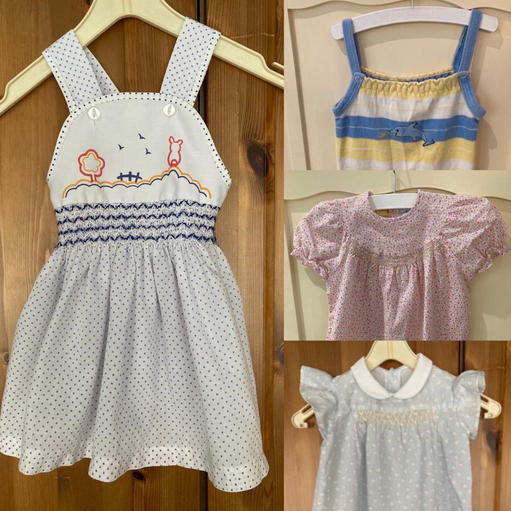 Vintage / Babykleertjes jaren 70-80 / maat: 62 - 68 / Zomer, Jongetje of Meisje, Ophalen of Verzenden, Vintage, Overige typen