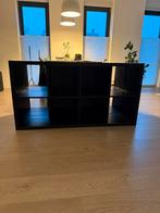2x Ikea Kallax kast zwart, Ophalen, Met plank(en), Gebruikt, 50 tot 100 cm