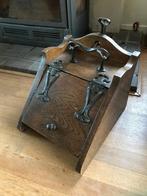 Antieke houten kolenkit, Antiek en Kunst, Ophalen of Verzenden