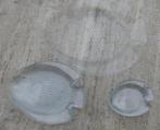Vintage Glazen Vis Set Schaal met 9 Borden Arcoroc servies, Huis en Inrichting, Keuken | Servies, Nieuw, Ophalen of Verzenden