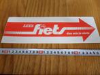 sticker XL LEES FIETS DAN MIS JE NIETS, Ophalen, Zo goed als nieuw, Bedrijf of Vereniging