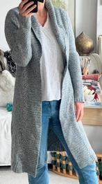 Lang warm licht blauw gemêleerd vest, Ophalen of Verzenden, Zo goed als nieuw, Maat 38/40 (M), Blauw