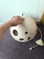 Vintage retro stenen bol lamp hanglamp mid century spage age, Huis en Inrichting, Ophalen, Zo goed als nieuw