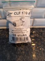 F-connector met schroefaansluiting voor Coax tot 7mm, Telecommunicatie, Ophalen of Verzenden, Nieuw
