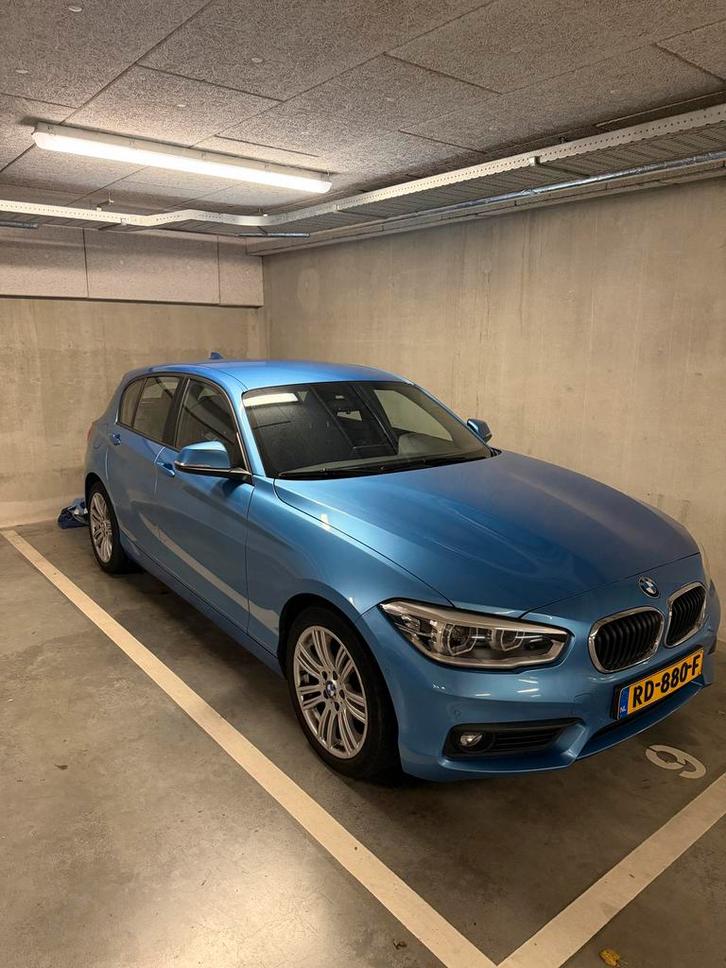 BMW 1-Serie 118i 136pk Aut 2017 Blauw, Auto's, BMW, Particulier, 1-Serie, Benzine, B, Hatchback, Automaat, Origineel Nederlands