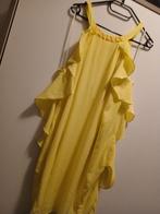 Neon geel jurk open rug xl xxl, Kleding | Dames, Jurken, Ophalen of Verzenden, Zo goed als nieuw