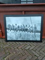 Foto van Lunch Atop a Skyscraper met glasplaat, Ophalen