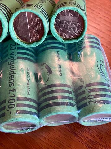 Muntrollen met 20 Beatrix vijfjes uit 2000 of 5 pack €120 beschikbaar voor biedingen