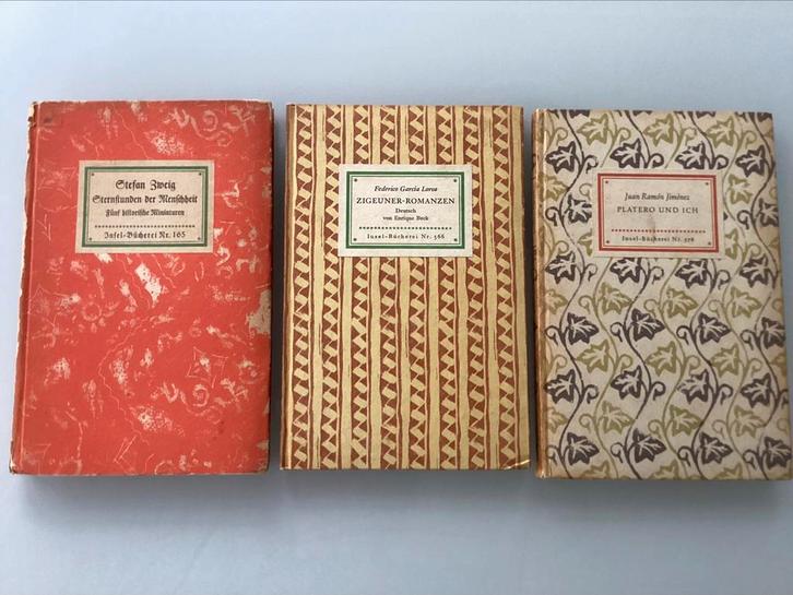 3  x oudere boekjes Insel- Bucherei, Boeken, Taal | Duits, Gelezen, Ophalen of Verzenden