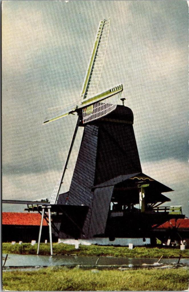 Molens Zaandam - 4 ansichtkaarten, Verzamelen, Ansichtkaarten | Nederland, Ongelopen, Noord-Holland, 1960 tot 1980, Verzenden