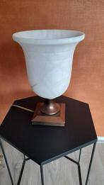 Tafellamp,. Gemarmerd glas., Ophalen, Zo goed als nieuw, Glas, Minder dan 50 cm