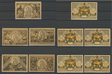 Schleitz Stadt 5x 50 Pfg 1921 Duits Noodgeld Biljet c-72 jdu beschikbaar voor biedingen
