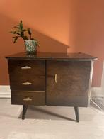 Twee prachtige vintage nachtkastjes, Huis en Inrichting, Ophalen, Zo goed als nieuw, Minder dan 45 cm