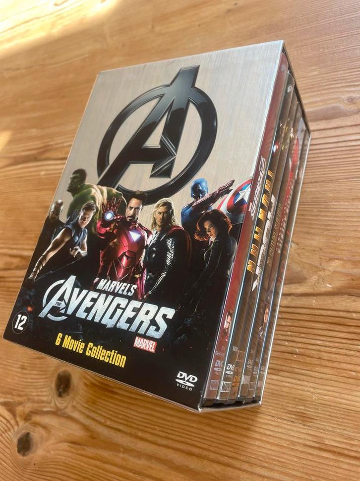 Marvel Avengers 6 Movie Collectie DVD Boxset, Cd's en Dvd's, Dvd's | Tv en Series, Zo goed als nieuw, Actie en Avontuur, Boxset