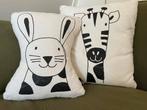 Kussen konijn en giraffe, Ophalen of Verzenden, Kleed of Kussen