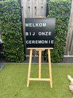 Ceremonie Welkomst bord, Ophalen of Verzenden, Gebruikt