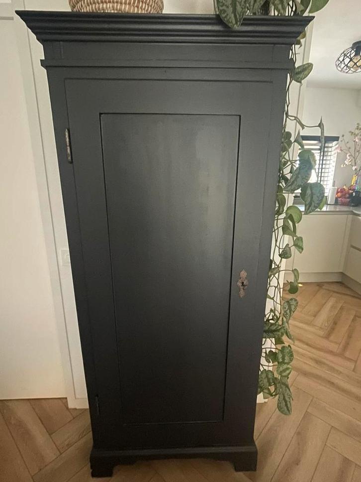 Brocante eendeurskast, Huis en Inrichting, Kasten | Overige, Gebruikt, Ophalen
