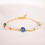 Armband edelsteen sterrenbeeld Stier, Sieraden, Tassen en Uiterlijk, Armbanden, Blauw, Nieuw, Ophalen of Verzenden, Met edelsteen