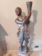 Prachtige 19e eeuwse Venetiaanse Blackamoor, Antiek en Kunst, Kunst | Beelden en Houtsnijwerken, Ophalen of Verzenden