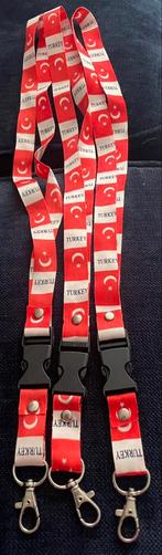 Keykoord Turkey of Smiley €1,- per stuk, Ophalen of Verzenden, Nieuw
