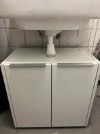 Wastafelonderkast - Wit, Huis en Inrichting, Badkamer | Badkamermeubels, Ophalen, Gebruikt, 50 tot 100 cm, Minder dan 100 cm