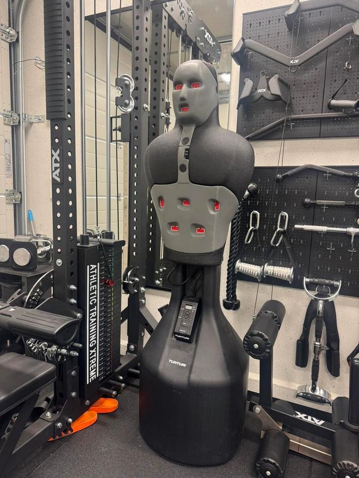 Tunturi Staande bokszak Slam Man, Sport en Fitness, Fitnessmaterialen, Zo goed als nieuw, Overige typen, Ophalen