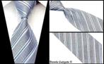Dennis Gadgets: 100 % zijden stropdas AS 0571, Nieuw, Grijs, Met patroon, Ophalen