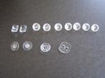 Vintage knopen, GLASKNOOPJES, diverse vormen en maten, Ophalen of Verzenden, Gebruikt, Knoop of Knopen