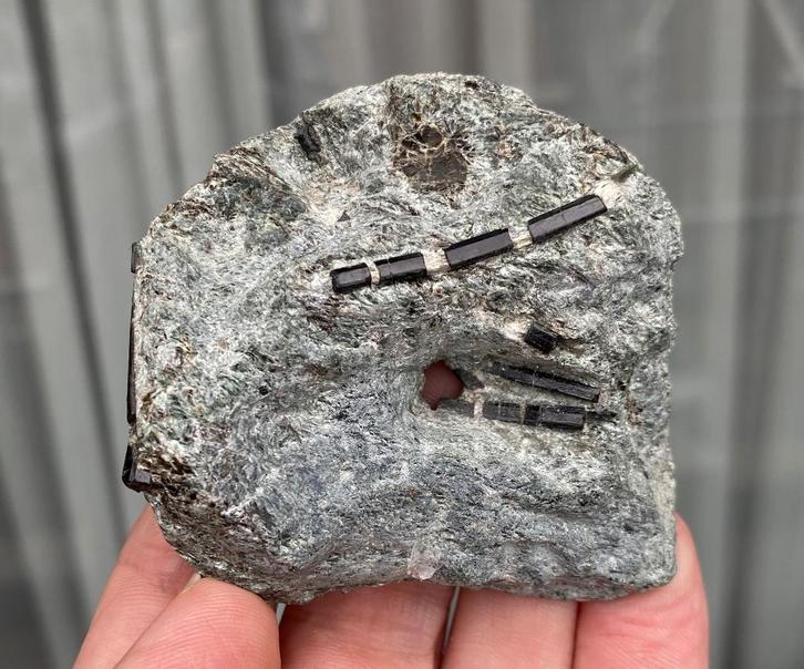 Toermalijn (Schorl), Totenkopf, Zillertal, Verzamelen, Mineralen en Fossielen, Mineraal, Verzenden