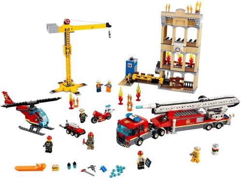 Lego, City, Town, Fire, 60216, Downtown Fire Brigade, Kinderen en Baby's, Speelgoed | Duplo en Lego, Zo goed als nieuw, Lego, Complete set