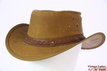 Australische outdoor wax hoed caramel bruin katoen S M L XL beschikbaar voor biedingen