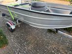 Aluminium Boot Emok 300 + trailer, Watersport en Boten, Vis- en Consoleboten, Gebruikt, Tot 10 pk, Aluminium, Ophalen of Verzenden