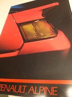 jaren 80 Renault Alpine folder V6 GT V6 Turbo 200 pk izgst, Ophalen of Verzenden, Zo goed als nieuw, Renault