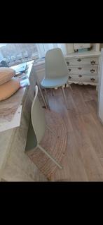 4 Kuipstoelen turquoise/mint groen, Huis en Inrichting, Stoelen, Ophalen of Verzenden, Zo goed als nieuw