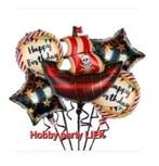 Piraten ballonnen set nr P286, Hobby en Vrije tijd, Feestartikelen, Ophalen of Verzenden, Nieuw, Versiering, Verjaardag