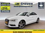 Audi A3 1.4 TFSI S-line Automaat 141PK Clima Cruise LED Navi, Auto's, Stof, Gebruikt, 4 cilinders, Wit