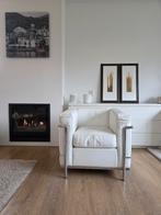 Cassina LC2 Grand Confort fauteuil Le Corbusier wit leder, Ophalen of Verzenden