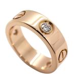 Cartier ring met 3 diamanten, Ophalen of Verzenden, Dame, Goud, Goud