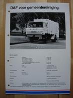 DAF FA 1600 DF Technische Specificatie Folder 1981 – 4x2, Boeken, Auto's | Folders en Tijdschriften, Ophalen of Verzenden, Zo goed als nieuw