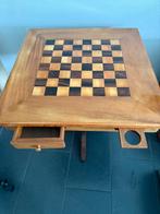 Schaakspel, schaaktafel, speeltafel, Hobby en Vrije tijd, Gezelschapsspellen | Bordspellen, Ophalen, Zo goed als nieuw