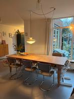 Teak houten eettafel, Ophalen, Gebruikt, 100 tot 150 cm, Teakhout