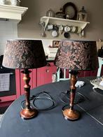 Tafel lampen brocante., Huis en Inrichting, Lampen | Tafellampen, Ophalen of Verzenden, Zo goed als nieuw, 50 tot 75 cm
