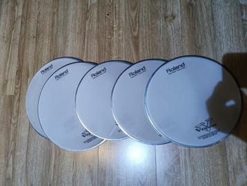 Drumvellen Mesh Heads V-drum Elektrisch drumstel Roland Remo beschikbaar voor biedingen