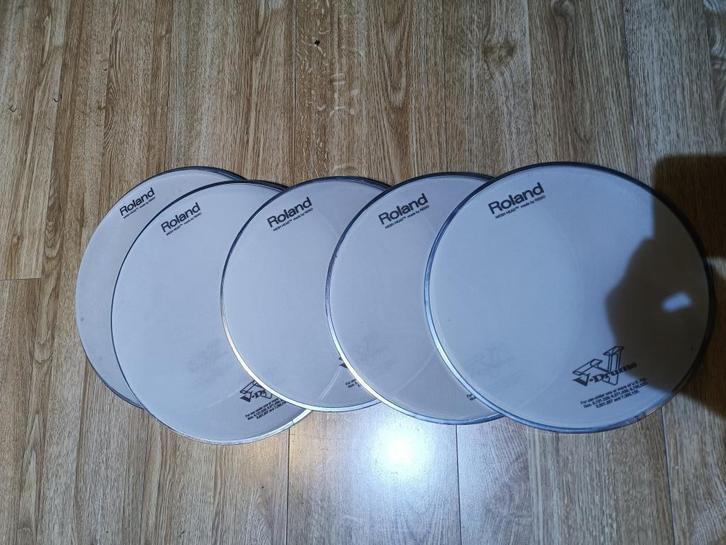 V-Drums Mesh Heads  - Drumvellen Roland made by REMO, Muziek en Instrumenten, Drumstellen en Slagwerk, Zo goed als nieuw, Roland