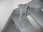 Dik glazen kristal vaas ., Huis en Inrichting, Overige kleuren, Ophalen of Verzenden, Minder dan 50 cm, Glas