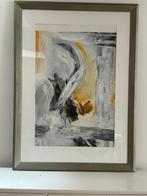 abstract schilderij Joost Beerents met grote lijst, Antiek en Kunst, Ophalen