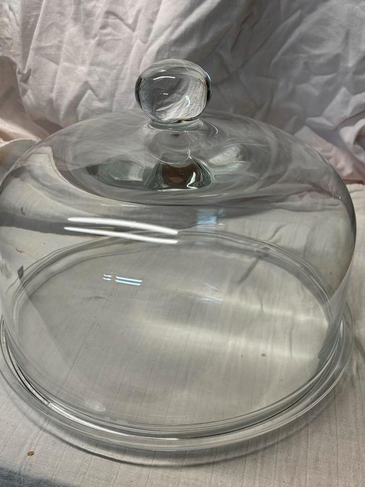 Glazen Stolp Leonardo - Perfect voor Gebak!, Huis en Inrichting, Keuken | Keukenbenodigdheden, Zo goed als nieuw, Ophalen of Verzenden