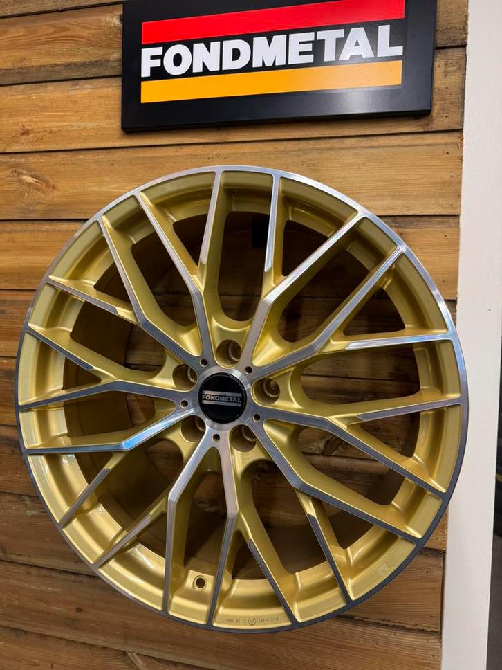 Nieuwe set Fondmetal Makhai 9x20 5x112 ET40 Gold, Auto-onderdelen, Banden en Velgen, Velg(en), Zomerbanden, 20 inch, Personenwagen