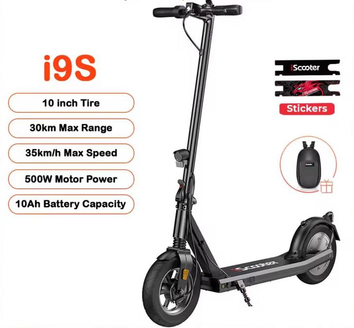 Elektrische Step i9s Elite NIEUW, GRATIS verzending mogelijk, Fietsen en Brommers, Steps, Nieuw, Elektrische step (E-scooter)